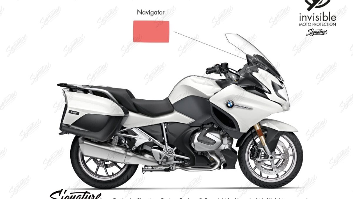 BMW R1200RT Navigator VI Protective Film - Signature Custom Designs