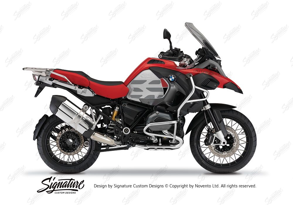 BKIT 3864 BMW R1200GS LC Racing Red GS Lines Style HP Red Black 01