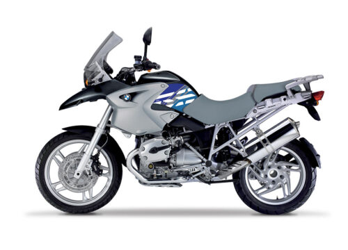 BKIT 3903 BMW R1200GS 2004 2007 Night Black Style Anniversary LE Blue 01