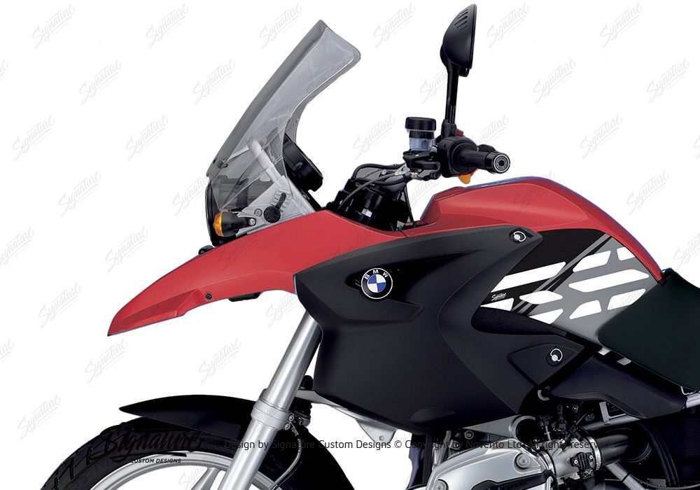 BKIT 3912 BMW R1200GS 2004 2007 Rock Red Style Anniversary LE Black 02