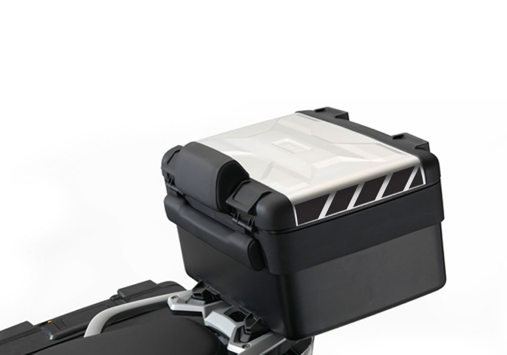 BSTI 3889 BMW Vario Top Box One Color Reflective Stripes