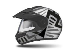 HEL 3951 Schuberth E1 Helmet Silver Massai Grey Black