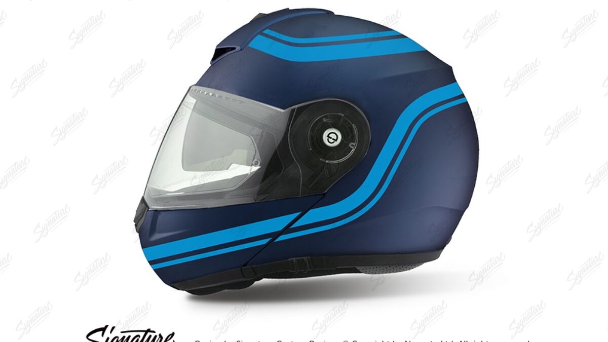 Schuberth C3 ヘルメット デカールモデル 58/59 カバー付き HEL-3998-Shuberth-C3-Pro-Blue-