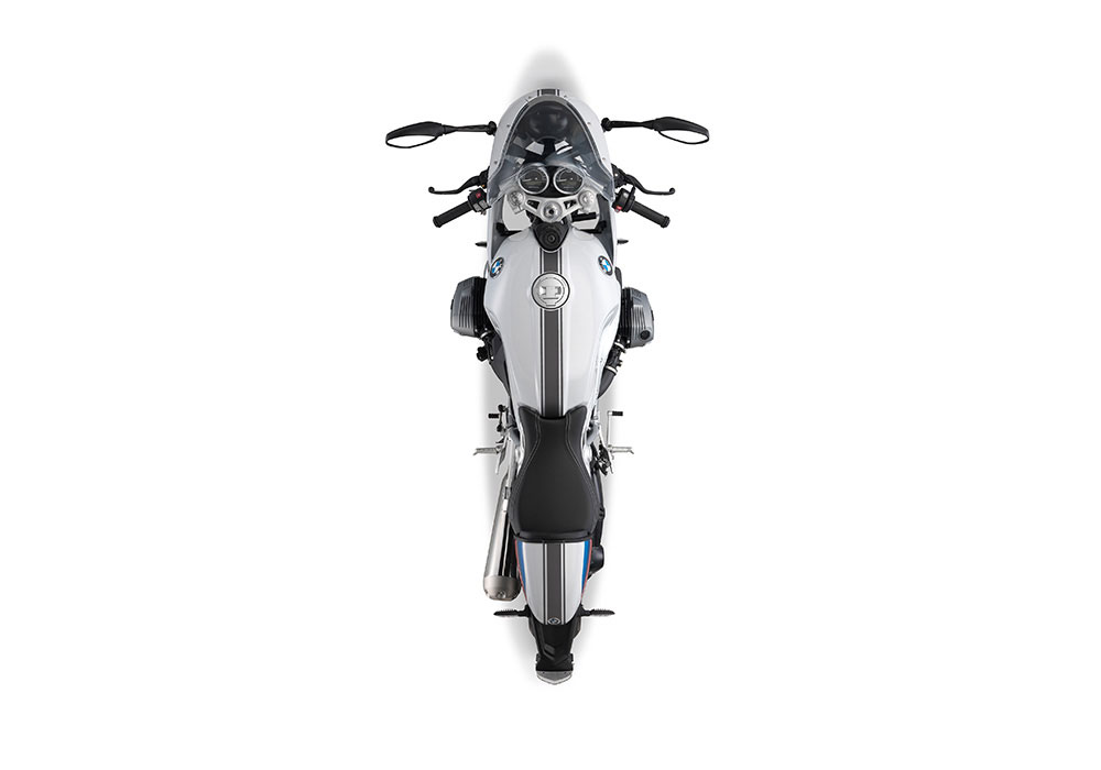 BKIT 4026 BMW R nineT Racer Full Triple Stripes Stickers dark silver