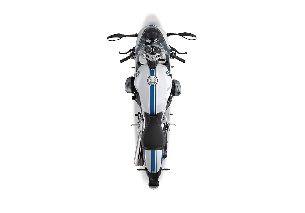 BKIT 4027 BMW R nineT Racer Full Double Stripes Stickers Cobalt Blue