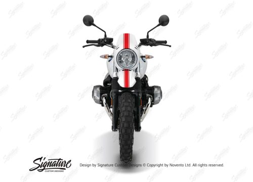 BKIT 4032 BMW R nineT Urban GS Full Triple Stripes Stickers red front
