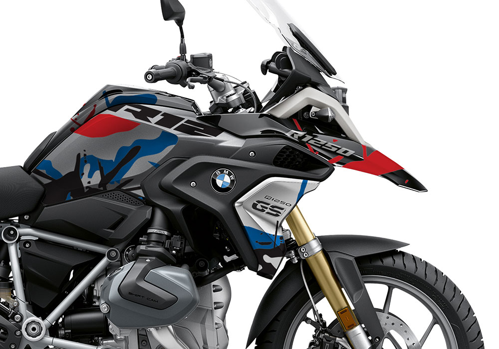 BKIT 4046 BMW R1250GS Black Storm Safari Red Blue Stickers 02 1
