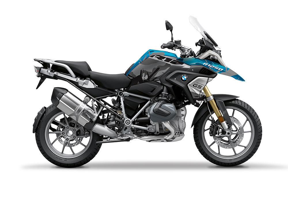 BMW R1250GS Cosmic Blue Safari R12 Grey Variations Stickers Kit ...