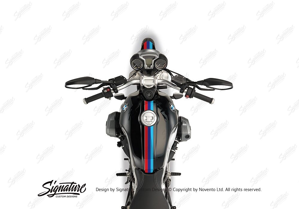 BKIT 4113 BMW R nineT Full M Sport Stripes Stickers 02