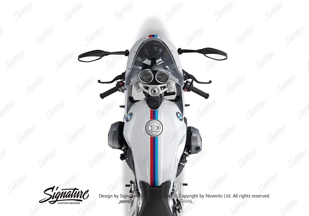 BKIT 4116 BMW R nineT Racer Full M Sport Stripes Stickers 02