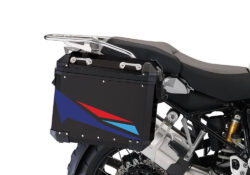 BSTI 4057 BMW Aluminum Panniers Black Alive Series Blue Red light Blue 02