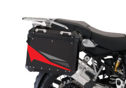 BSTI 4060 BMW Aluminum Panniers Black Alive Series Red Grey Silver 02