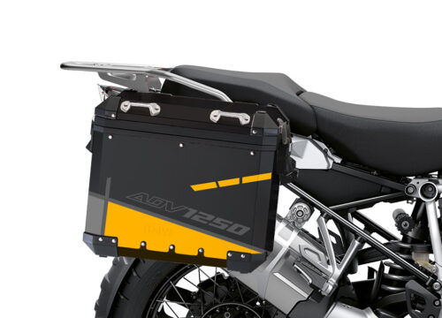 BSTI 4095 BMW Aluminum Panniers Vector Yellow Grey Silver 02
