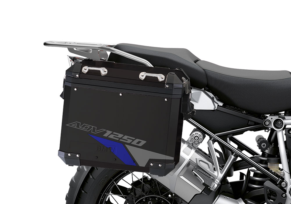 BSTI 4101 BMW Aluminum Panniers Velos Blue Grey Silver 02