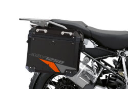 BSTI 4102 BMW Aluminum Panniers Velos Orange Grey Silver 02