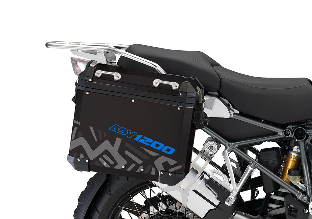 BSTI 4075 BMW Aluminum Panniers Massail Blue Silver 02