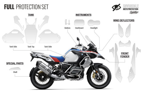 BMW R1250GS Adventure Style Rallye Full Paint Protective Film