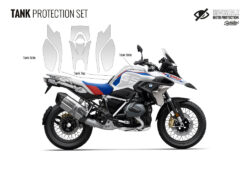BPRF 4253 BMWR1250GS Style Rally Tank Set Protective Films 01