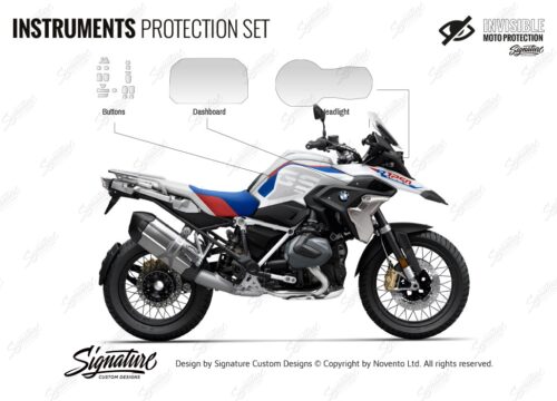 BPRF 4254 BMWR1250GS Style Rally Instruments Set Protective Films