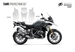 BMW R1250GS Light White Tank Protective Film