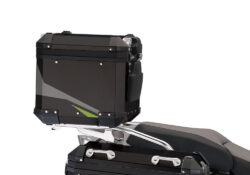 BSTI 4128 BMW Aluminum Top Box Black Toxic Green Silver 03