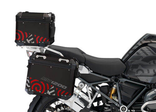 BSTI 4140 BMW Top Box Black Four Elemenets Red Silver 02