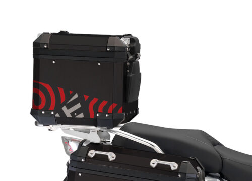 BSTI 4140 BMW Top Box Black Four Elemenets Red Silver 03