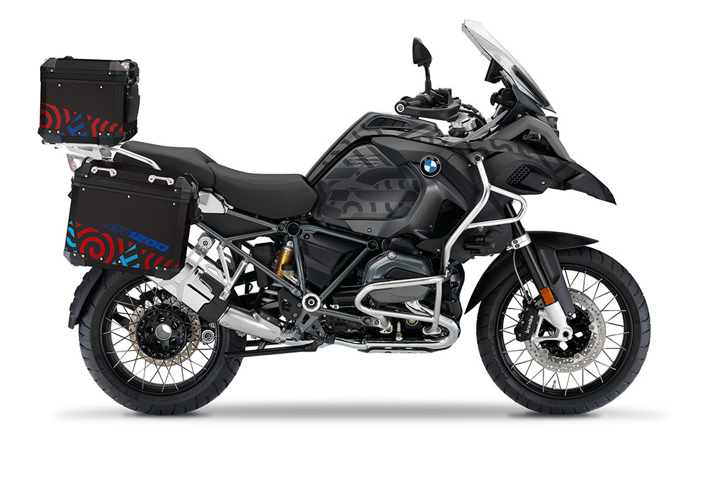 BSTI 4141 BMW Top Box Black Four Elemenets Red Blue Light Blue 01