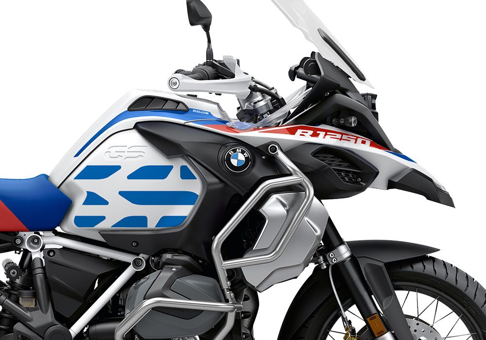 SIG 1035 02 SR BMW R1250GS Adv GS Line Side Tank Blue Stickers 02