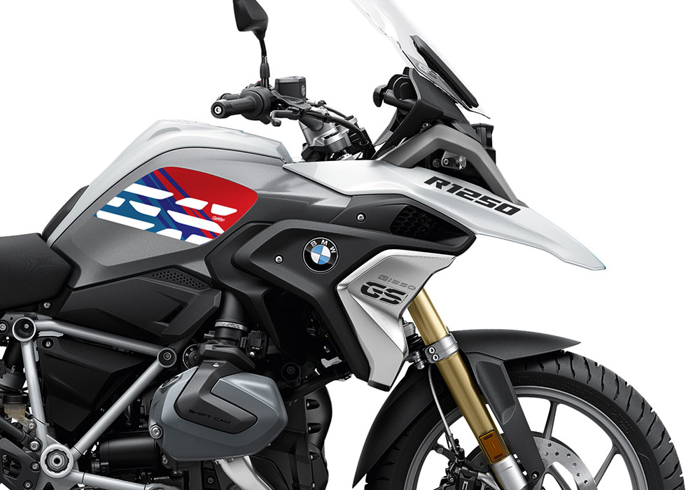 SIG 1042 02 BMW R1250GS Light White Anniversary Msport Tank Stickers 02 1
