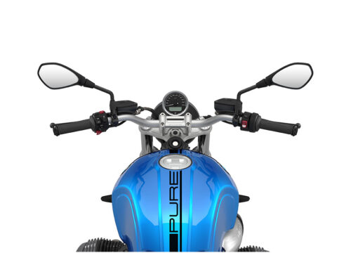 SIG 1056 02 BMW RnineT Pure Black Lines Cosmic Blue Metallic