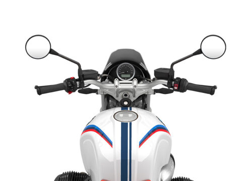 SIG 1062 01 BMW RnineT Urban GS Royal Blue Double Lines Light White