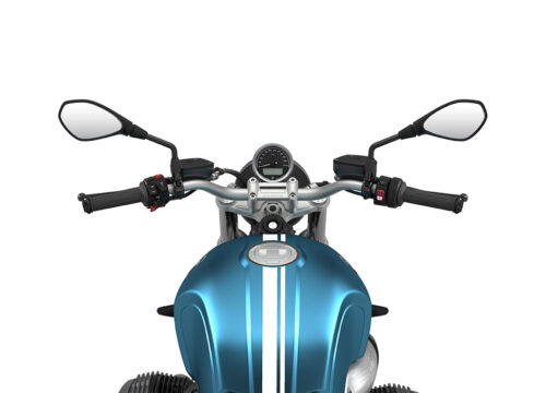 SIG 1066 02 BMW RnineT Pure White Double Lines Teal