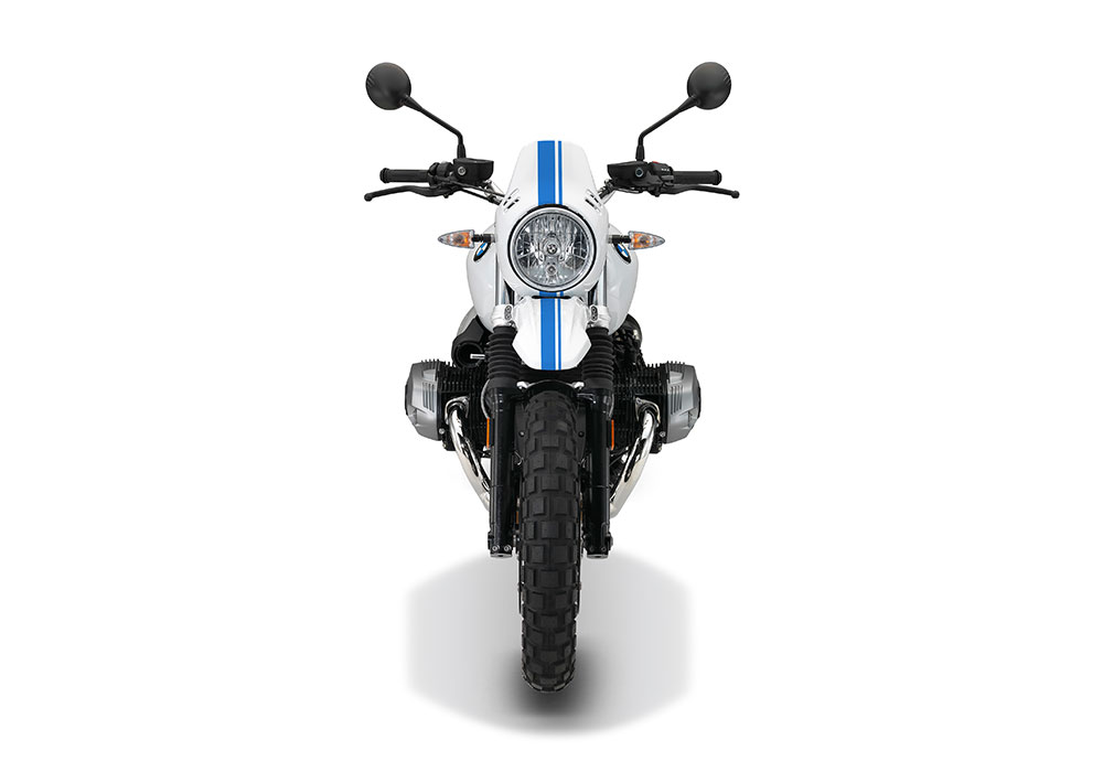 SIG 1078 01 BMW RnineT Urban GS Cobalt Blue Full Lines Front