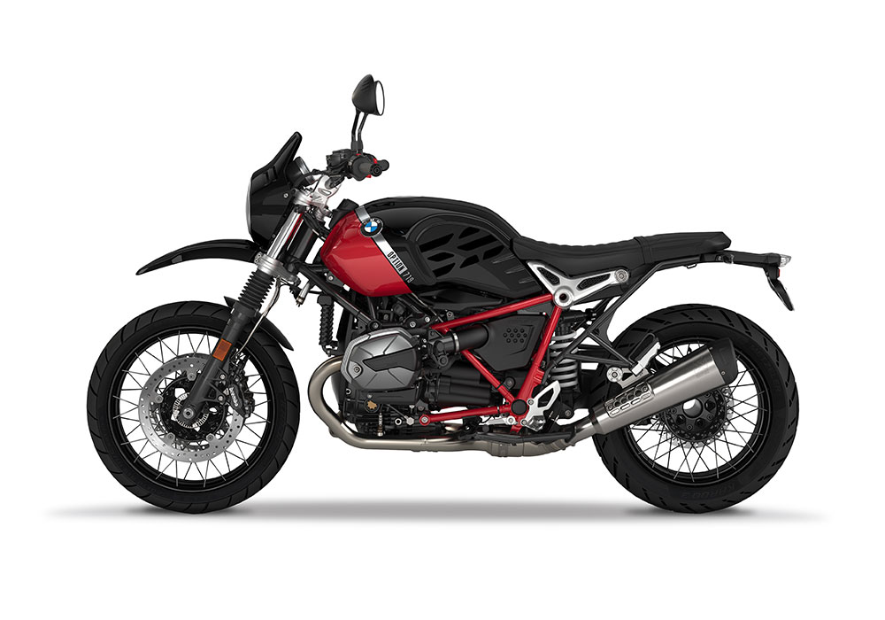 SIG 1088 01 BMW RnineT Urban GS BlackGS Line Black Storm left