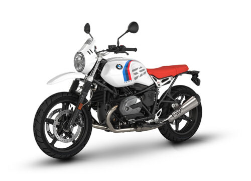 SIG 1090 01 BMW RnineT Urban GS Silver GS Lines Light White Front