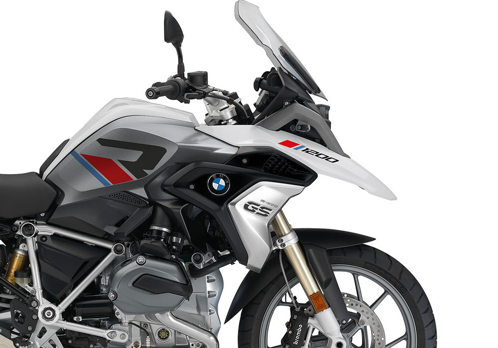 SIG 1117 01 BMW R1200GS 2017 2018 R LINE Grey Red Blue Stickers Alpine White 02