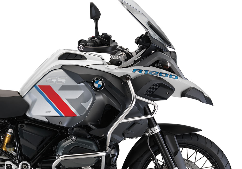 SIG 1120 01 BMW R1200GS Adv R LINE Grey Red Blue Stickers Alpine White 02