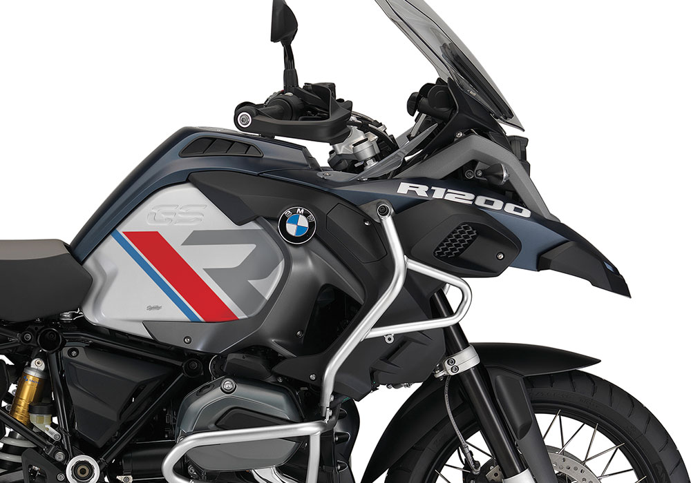 SIG 1120 01 BMW R1200GS Adv R LINE Grey Red Blue Stickers Ocean Blue 02