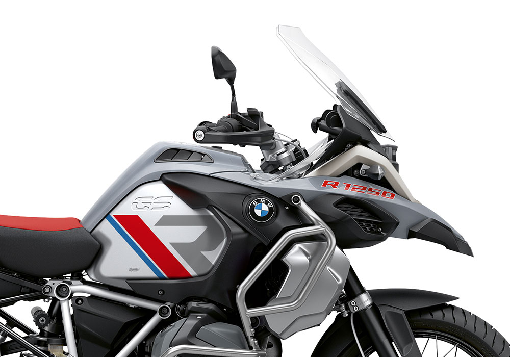 SIG 1120 02 BMW R1250GS Adv R LINE Grey Red Blue Stickers Ice Grey Right 02