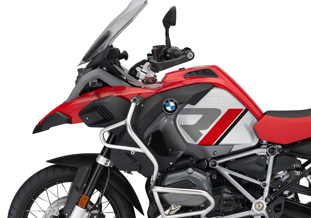 SIG 1121 01 BMW R1200GS Adv R LINE Grey Red Black Stickers Racing Red left 02