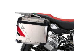 SIG 1131 BMW Aluminum Panniers R Line Grey Red Black 02