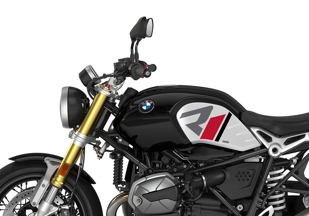 SIG 1125 04 BMW RnineT R LINE Grey Red Black Grey Stickers Black Storm Metallic left 02