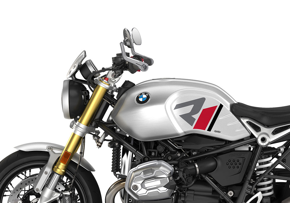 SIG 1125 04 BMW RnineT R LINE Grey Red Black Grey Stickers Option 719 Aluminium Left 02