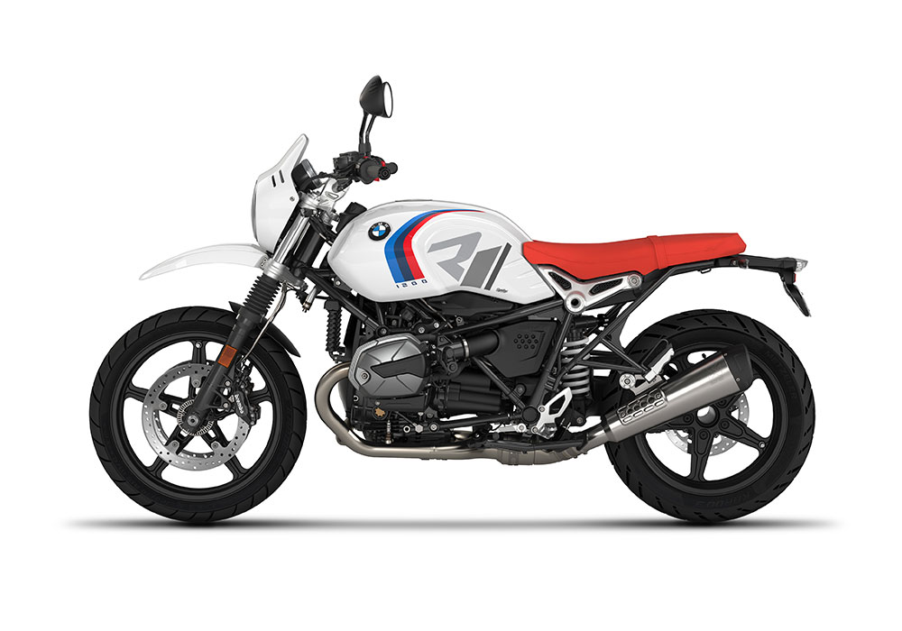 SIG 1128 01 BMW RnineT Urban GS R LINE Grey Variations Grey Stickers Light White Left