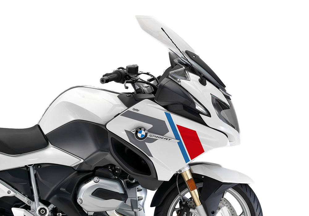 SIG 1152 01 BMW R1200RT R LINE Grey Red Blue Stickers ALPINE WHITE right 02