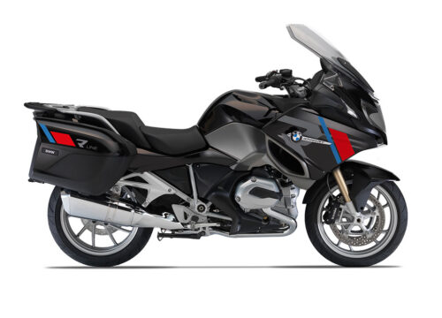SIG 1152 01 BMW R1200RT R LINE Grey Red Blue Stickers Ebony Blue right