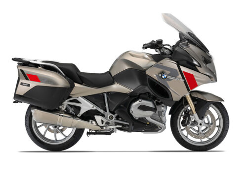 SIG 1153 01 BMW R1200RT R LINE Grey Red Black Stickers Platinum Bronze Metallic right
