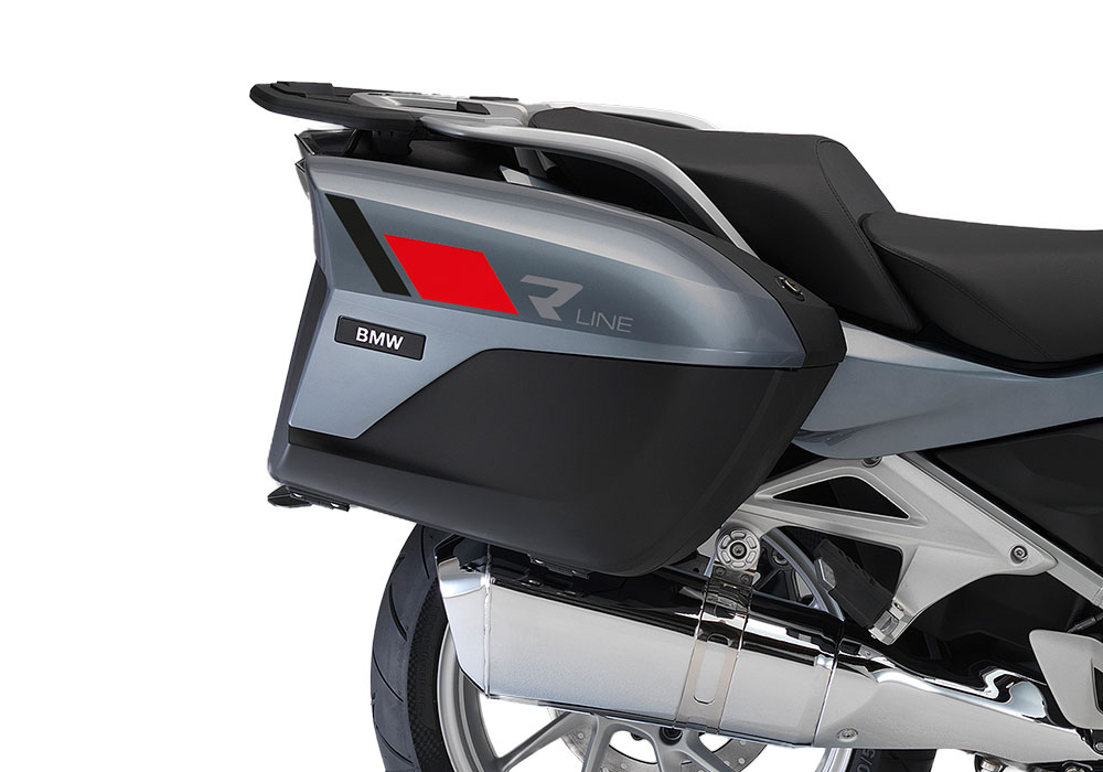 SIG 1153 01 BMW R1200RT R LINE Grey Red Black Stickers Quartz Blue Metallic right 03