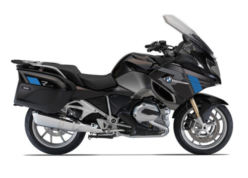 SIG 1155 01 BMW R1200RT R LINE Grey Blue Stickers Ebony Blue right